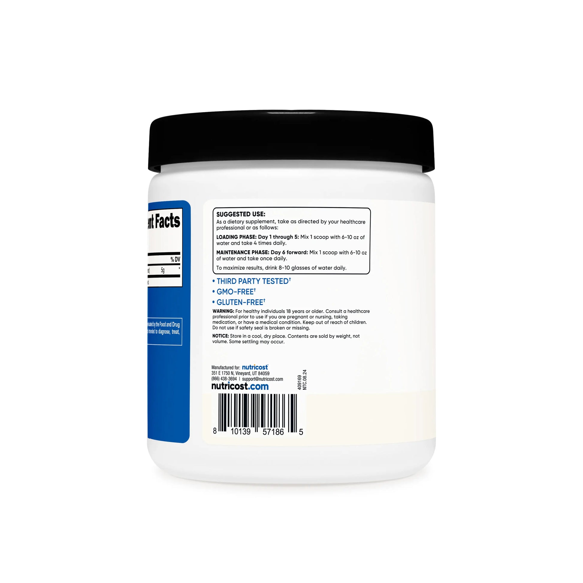 Nutricost Micronized Creatine Monohydrate - Enhanced Performance & Recovery Supplement