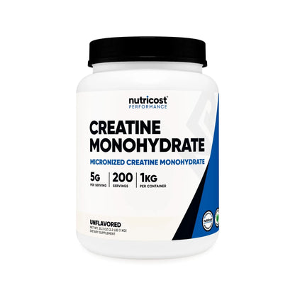 Nutricost Micronized Creatine Monohydrate - Enhanced Performance & Recovery Supplement
