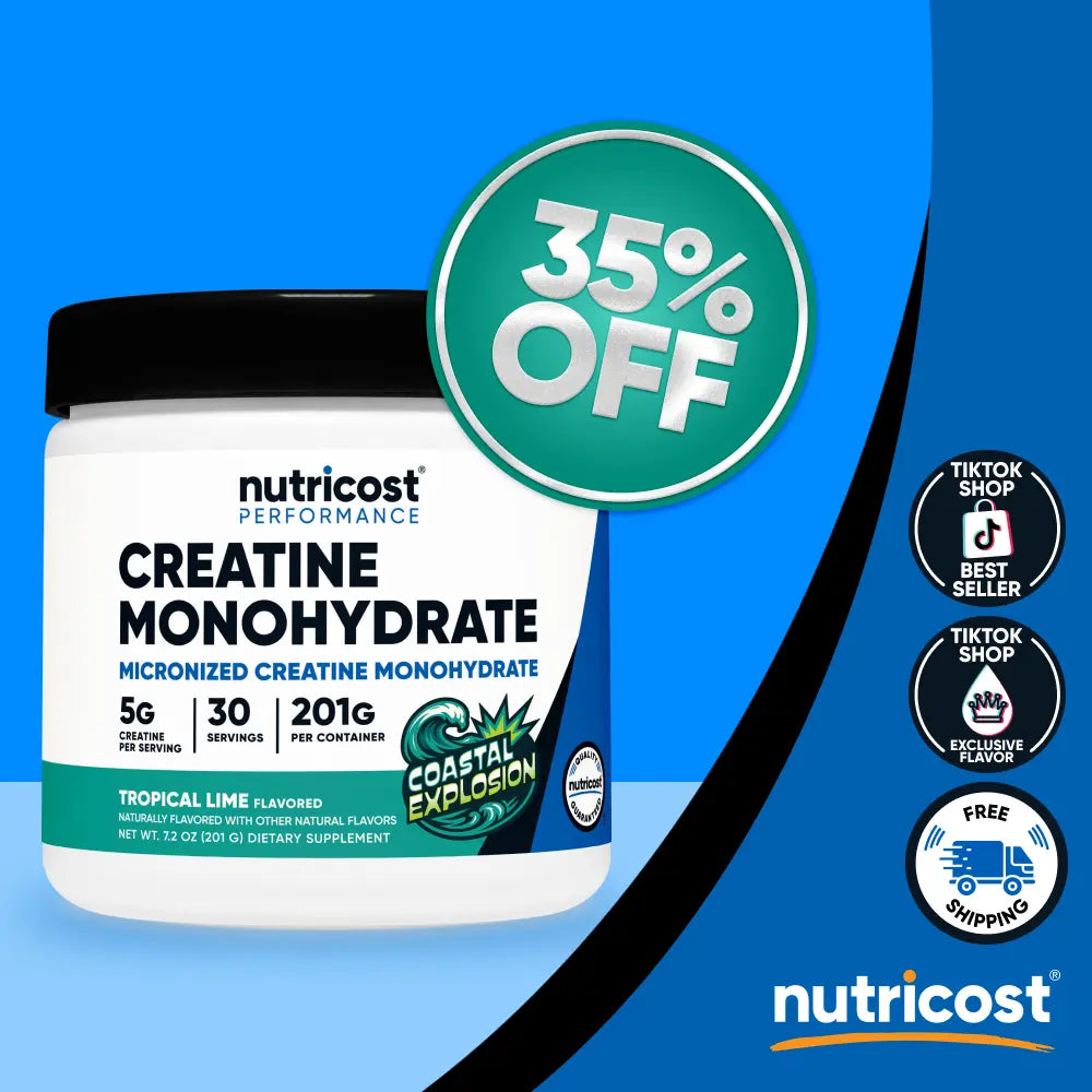 Nutricost Micronized Creatine Monohydrate - Enhanced Performance & Recovery Supplement