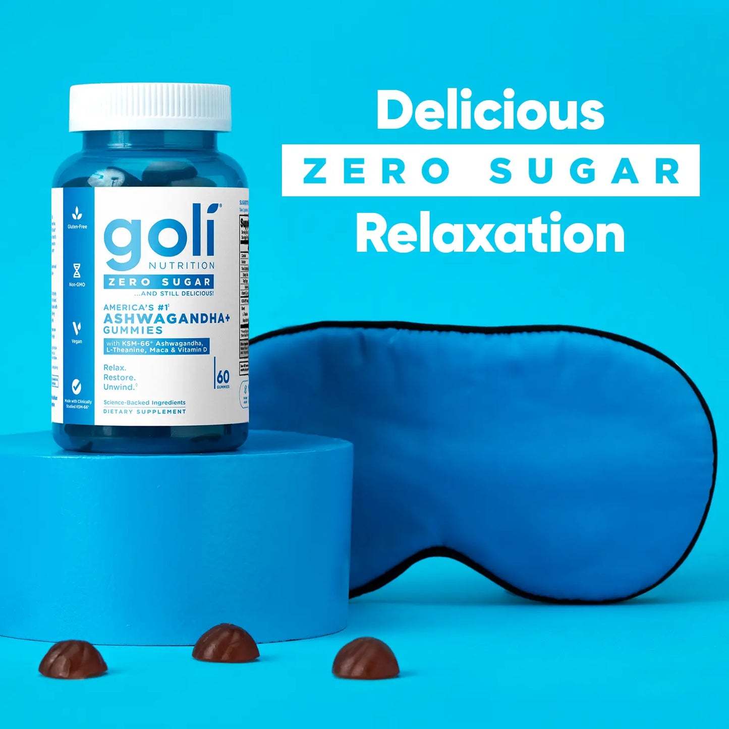 Zero Sugar Best Seller Trio: Revolutionary 3-In-1 Apple Cider Vinegar Gummies with Probiotics, B12, Ashwagandha & L-Theanine for Bloating Relief - Gluten-Free, Vegan & Non-GMO!